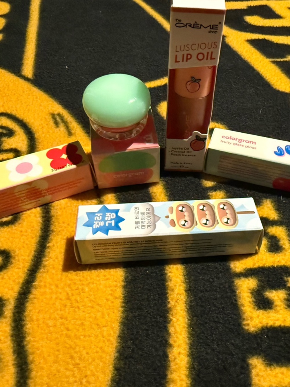 The Crème Luscious Lip Oil + Colorgram Lip Glosses -